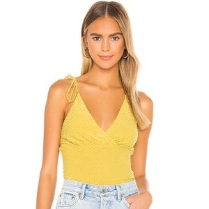 Tularosa Green Tie-Strap Top